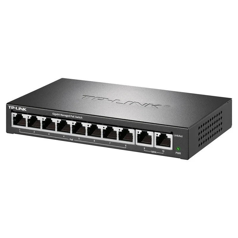 10 portos de gerenciamento de rede switch 57w poe portas 2*1000m uplink, sup/poe + fonte de alimentação para câmera ap etc, chinês-firmware