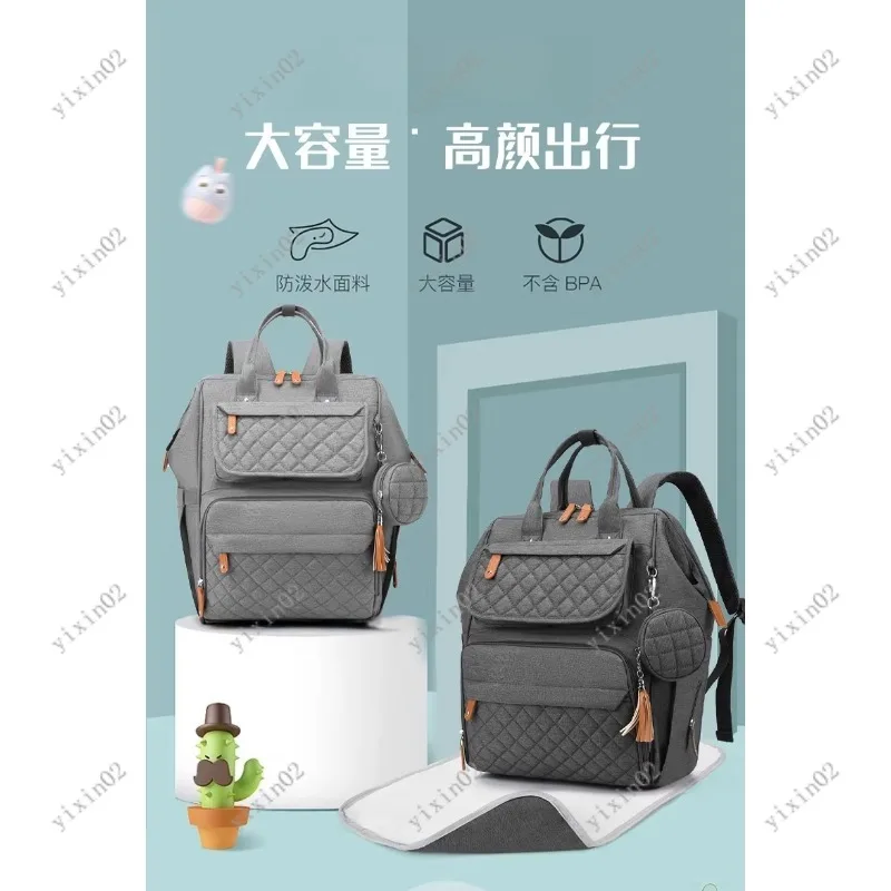 

Lightweight Maternity Backpack Large Capacity Diaper Bag for Mom Daily Outdoor Use