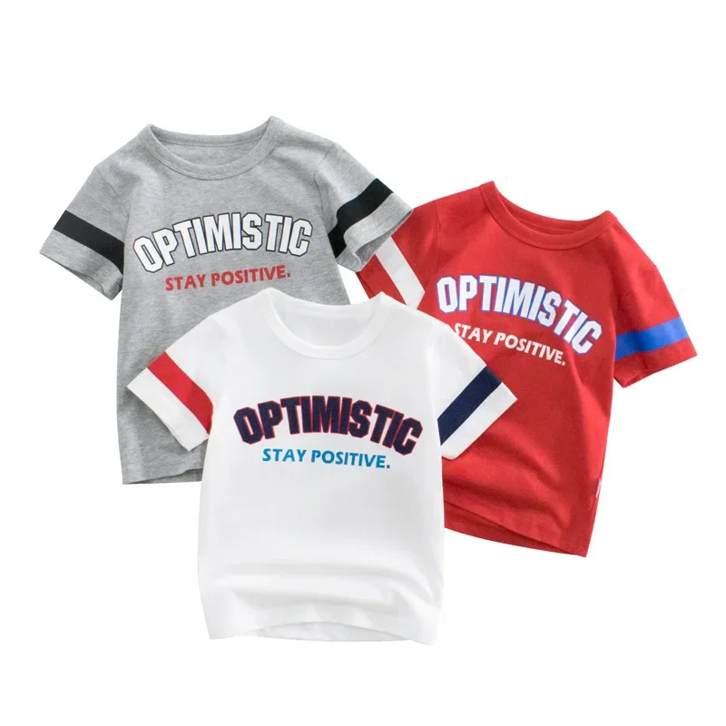 Children's clothing summer new children's short sleeved t-shirt Korean version boy baby clothes