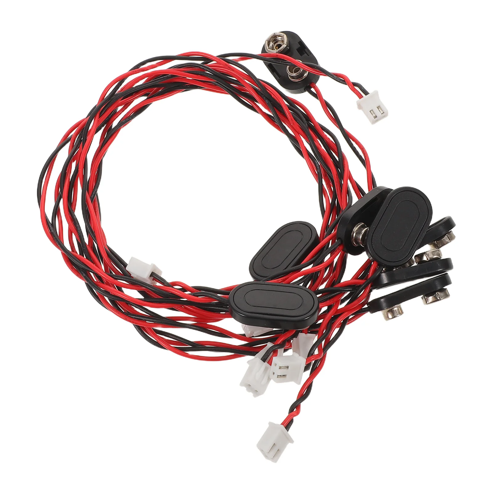 

8Pcs 9V Clip I-Type Wire Adapter 300Mm Hard Plastic Housing for Versatile Compatibility Quick Changes