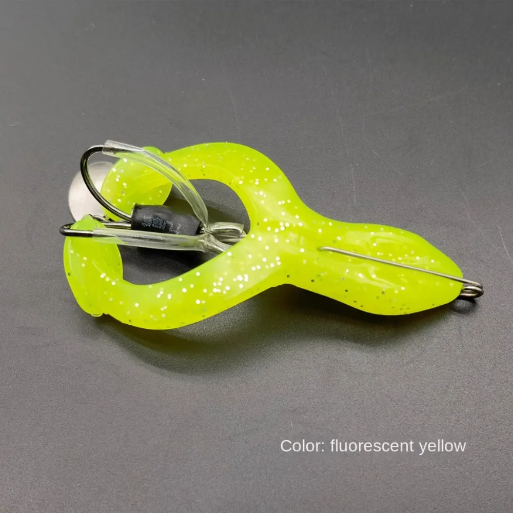 8cm 13g/9cm 17g Soft Frog Fishing Lures Silicone 3D Eyes Fishing Gear Product Jigging Lure Mini Soft Lure Fishing