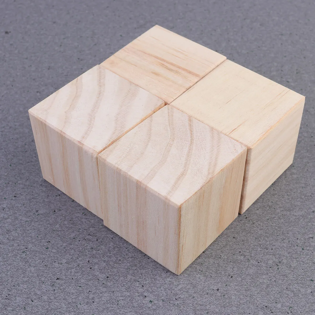 

4pcs Wooden Furniture Support Legs 5X5X5Cm Heavy Duty Sturdy Sofa Table Cabinet Feet For Home Office Decor Replacement Furniture