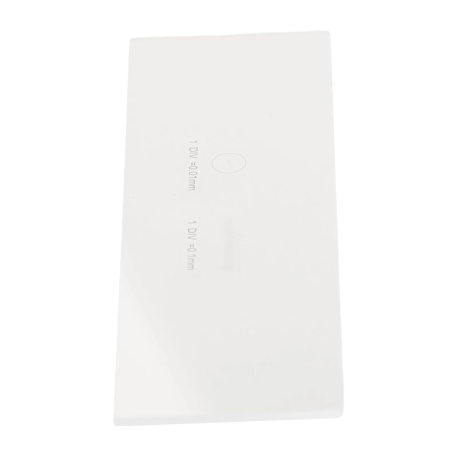 

Calibration Slide Crosshair Scale For Electronic Eyepieces Measuring Range 1mm Microscope Camera Compatible 75mm X 25mm X 1.1mm