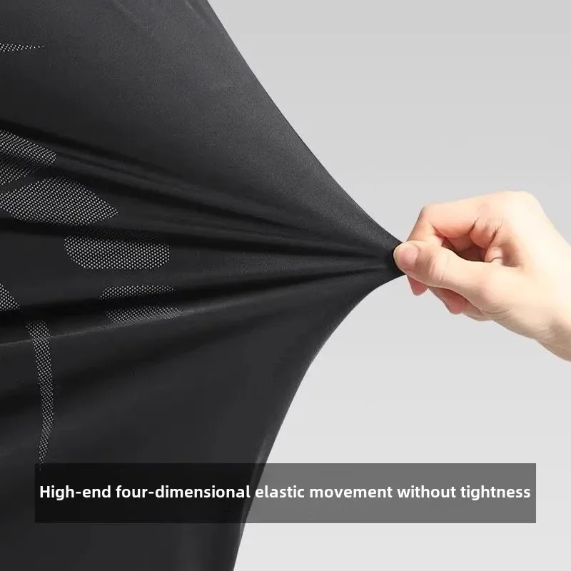 Men's Sports Suit with Phone Pocket All Season Running Training Quick-Drying Professional Fitness Runs Men's Sportswear Set