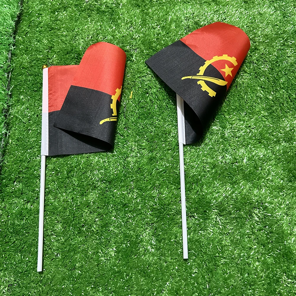 SKY FLAG bandera de Angola para decoración y actividades con asta - imagen 5