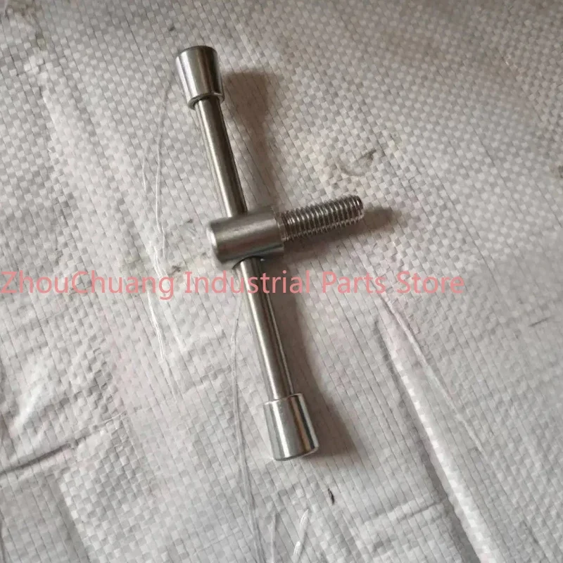 Barbell handle, 304 stainless steel / locking / willow handle, M 10 locking piece