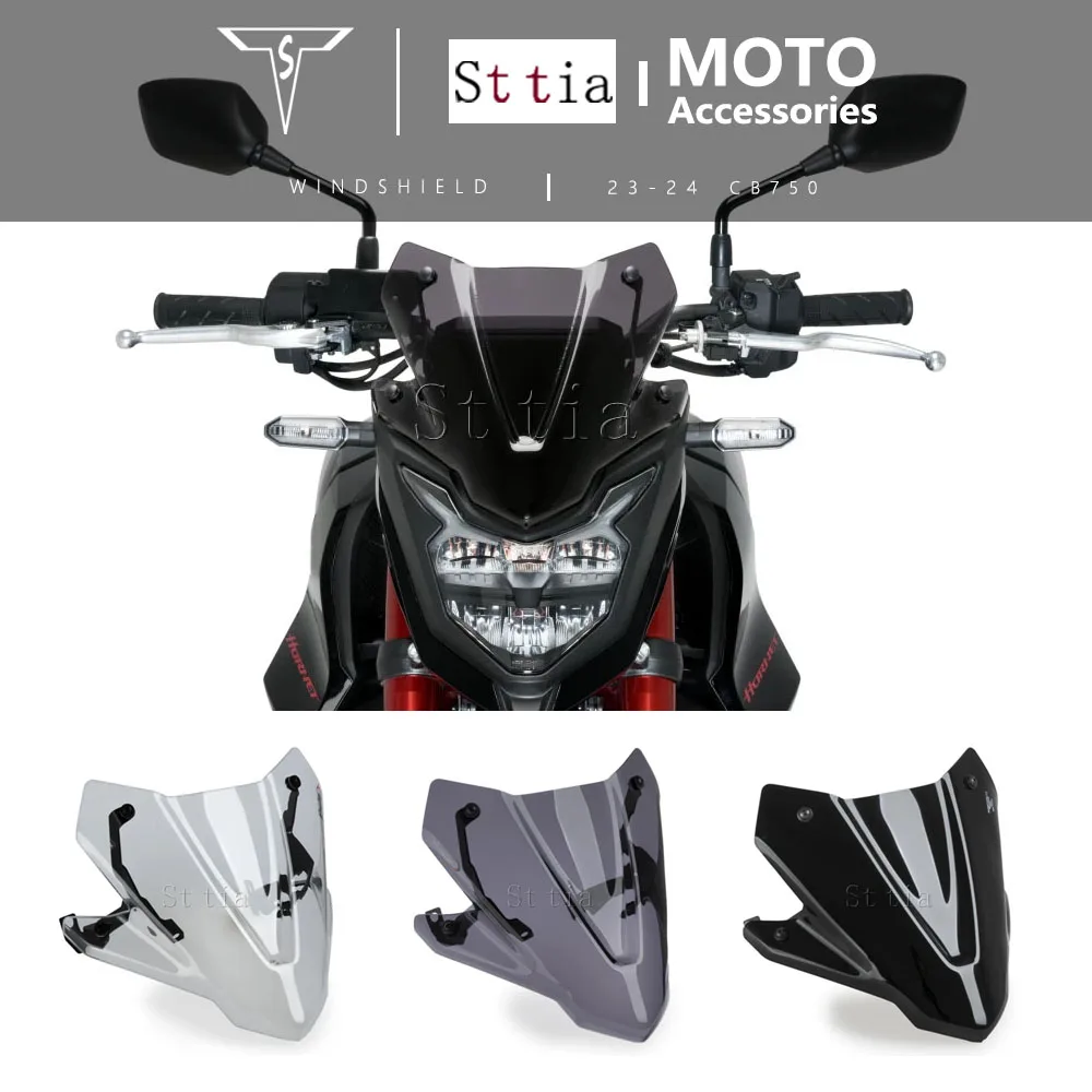 

For Honda CB750 Hornet CB 750 HORNET 2023 2024 Motorcycle Acrylic Wind Deflector Windshield Front Windscreen Cover Fairing
