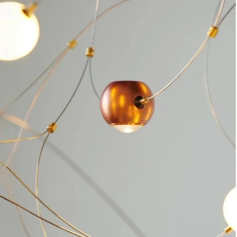 New Line Stainless Steel Light Luxury Premium Nordic Designer Bedroom Light Warm Light