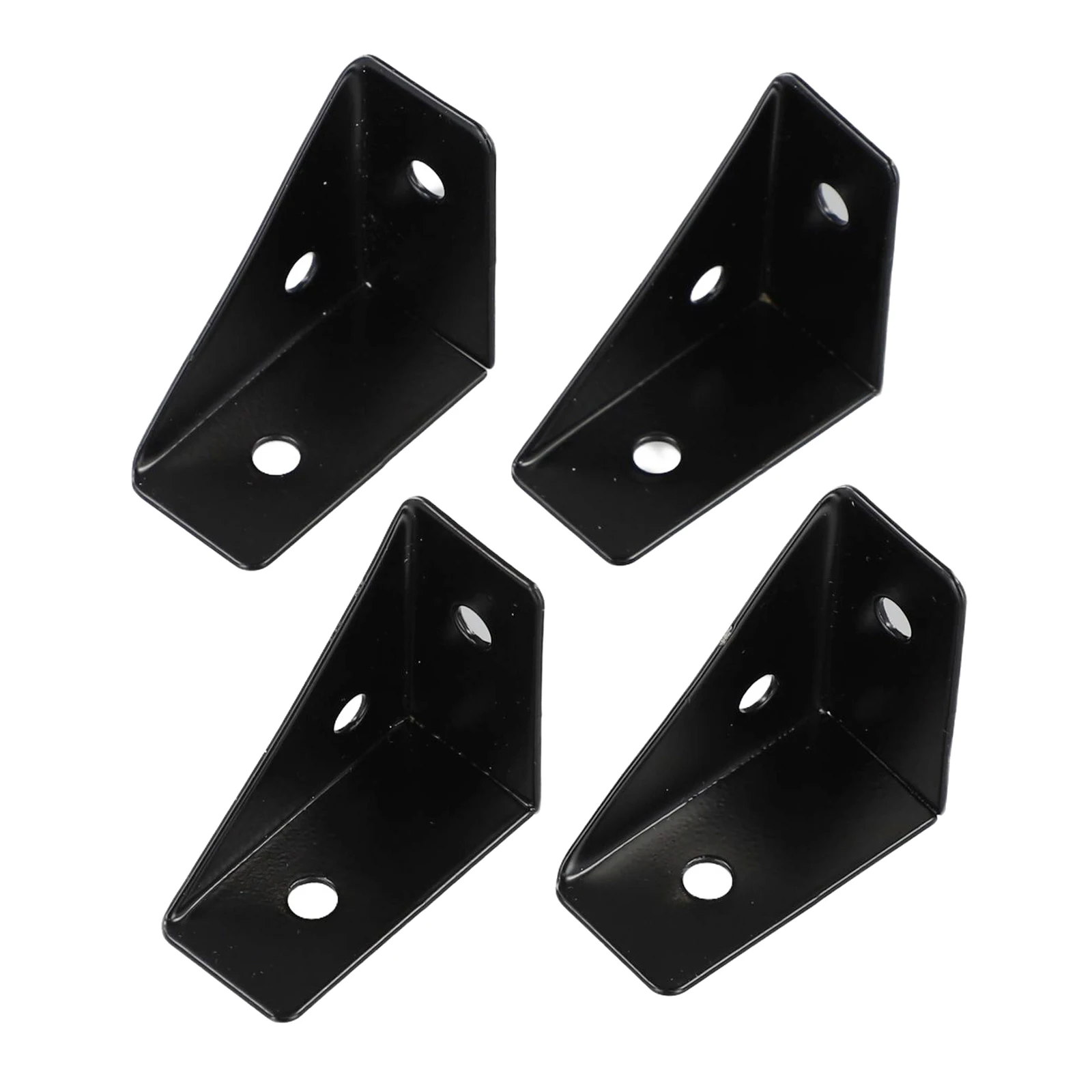 Solid Support Corner Brackets 1 5mm Thicknes s Iron Material Perfect for Furniture and Hardware Accessories 4 Pack