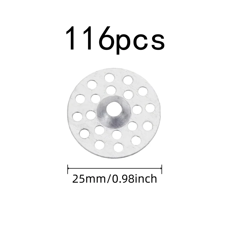 116 pcs Drywall Washers, Durable Iron Material, suitable for Drywall Ceiling Repair, Rust Resistant Coating