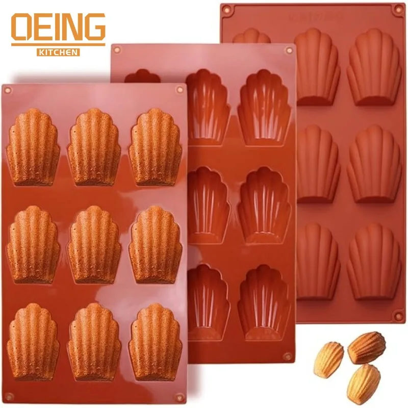 Madeline Mold Silicone Madeline Cookies Pan Nonstick Baking Pan for Make French Desserts Madeleine Cookies Baking Tool