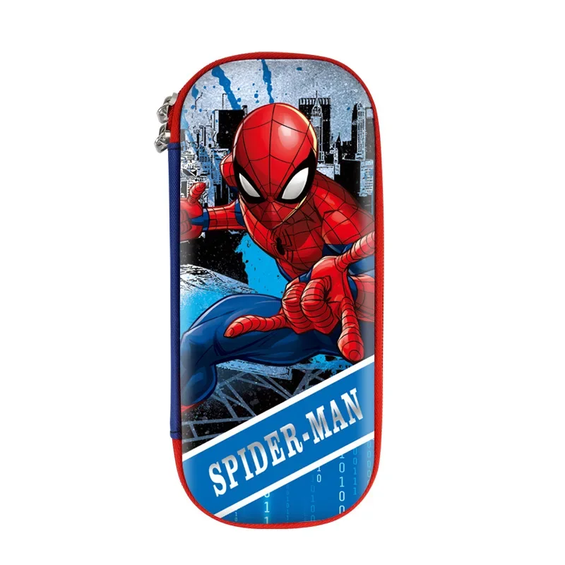 Spidermans Pencil Case Office School Supplies Marvels Super Hero Cover Movie Pencil Pouch Kids Pen Bag Student Stationery Gifts