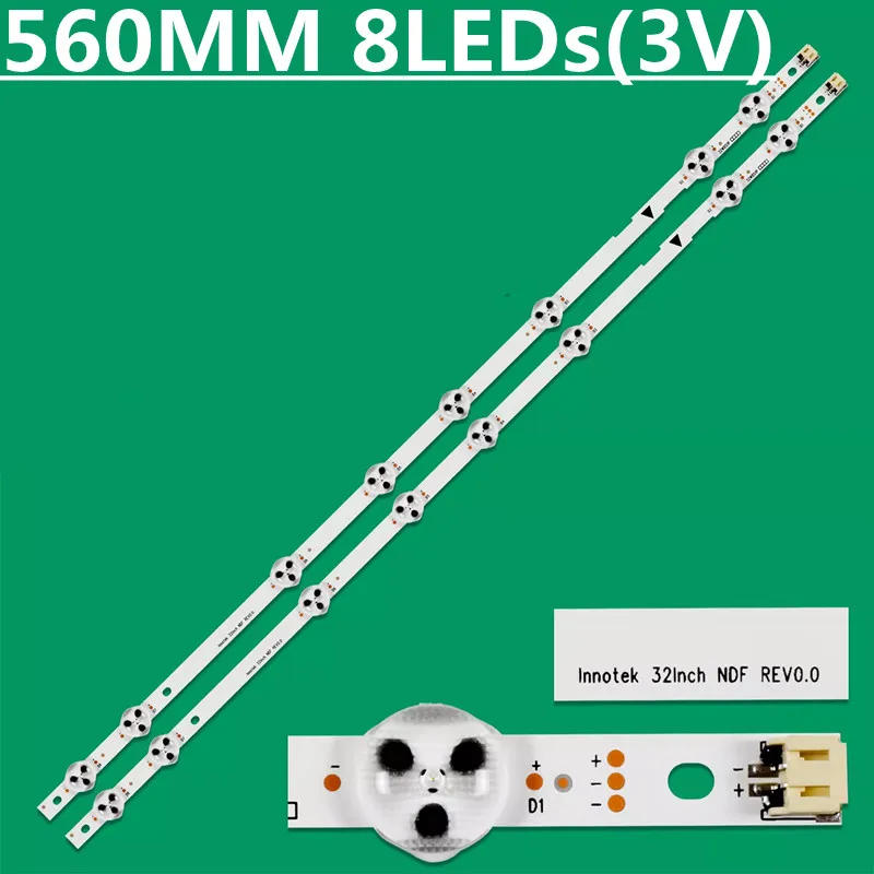 

20PCS LED Backlight Strip For 32inch NDF REV0.0 32W8S1P UDULED0GS038 32PFL4901 32PFL4909 32PFL4509/F8 FW32D06F FW32D08F