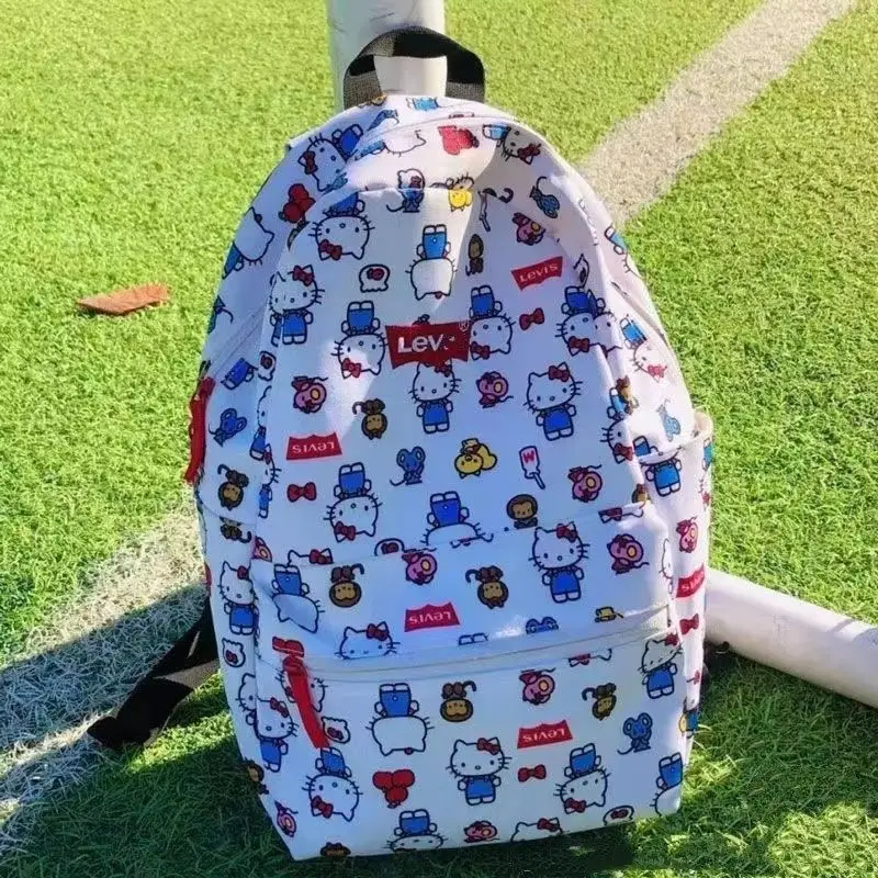 Sanliou Hellokitty Schoolbag Cartoon Backpack Female Mori Style Campus Backpack Minority All-Match Backpack for Going out