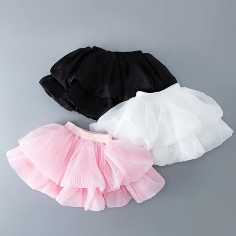 

Girls Tutu Skirt Ballerina Party Layered Birthday Ball Gown Princess Short Skirt for Kids School Teen Dance Group Skirt 4-12Y