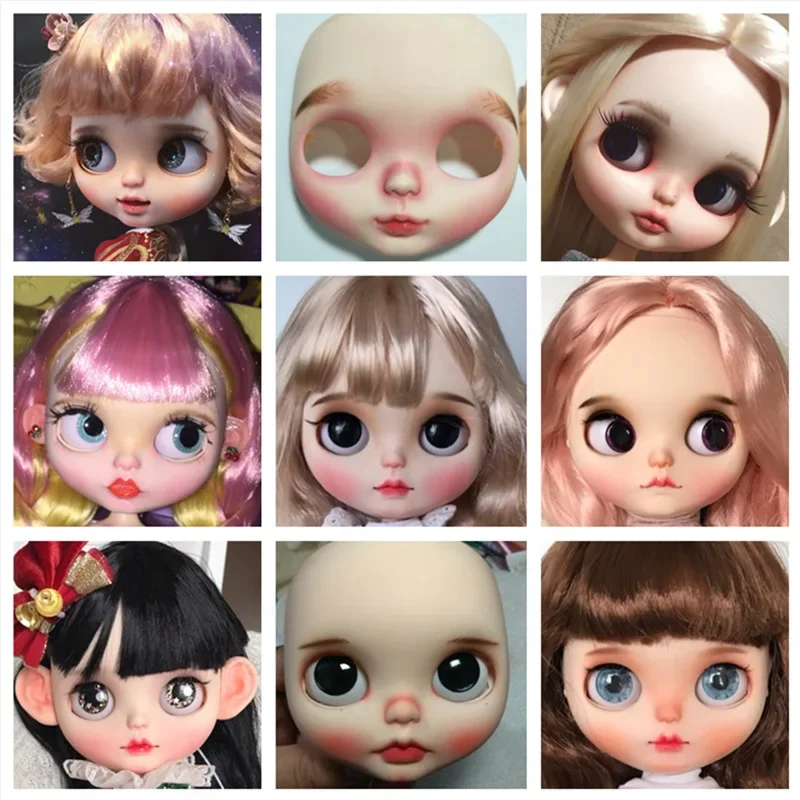 

BJD Dolls Accessories Face Shell Makeup Tool No Makeup Face Shell