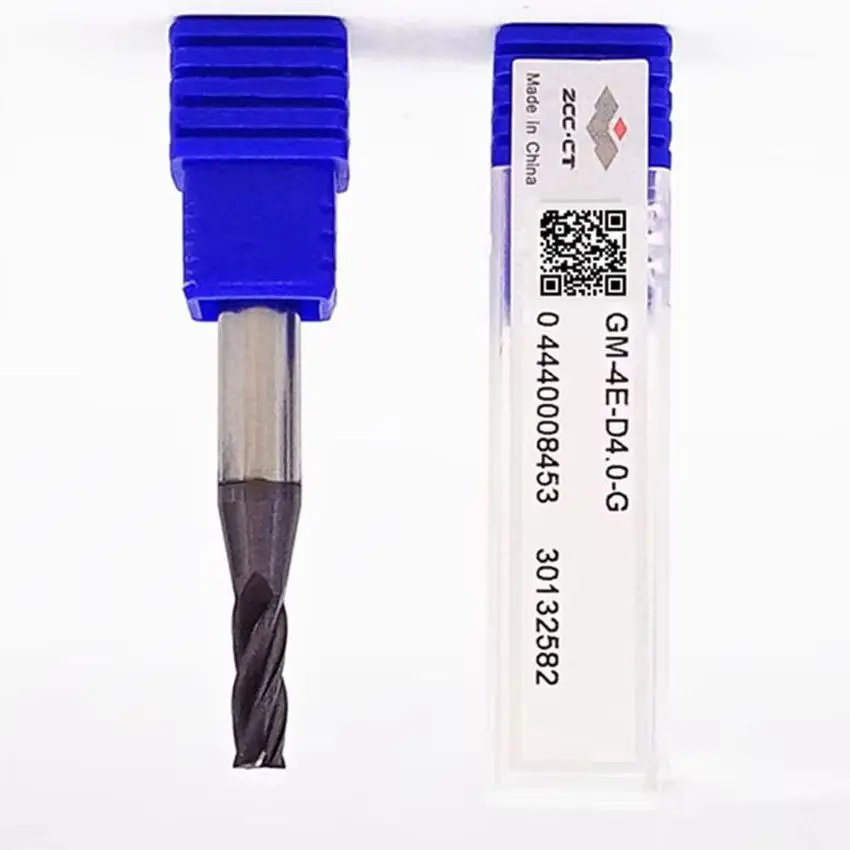 GM-4E GM-4E-D7.0 D8.0 D9.0 D10.0 D11.0 D12.0 D14.0 D16.0 D18.0 D20.0-G GM-4E-G ZCC.CT Four Edge Parallel shank 4T Flat End Mills