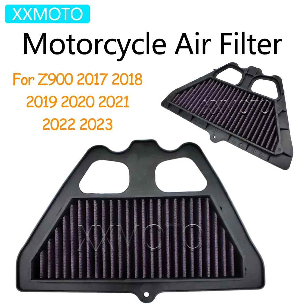 

Очиститель впускного воздушного фильтра мотоцикла с высоким расходом для Kawasaki Z900 Z 900 2017-2021 2022 2023 Z900 аксессуары