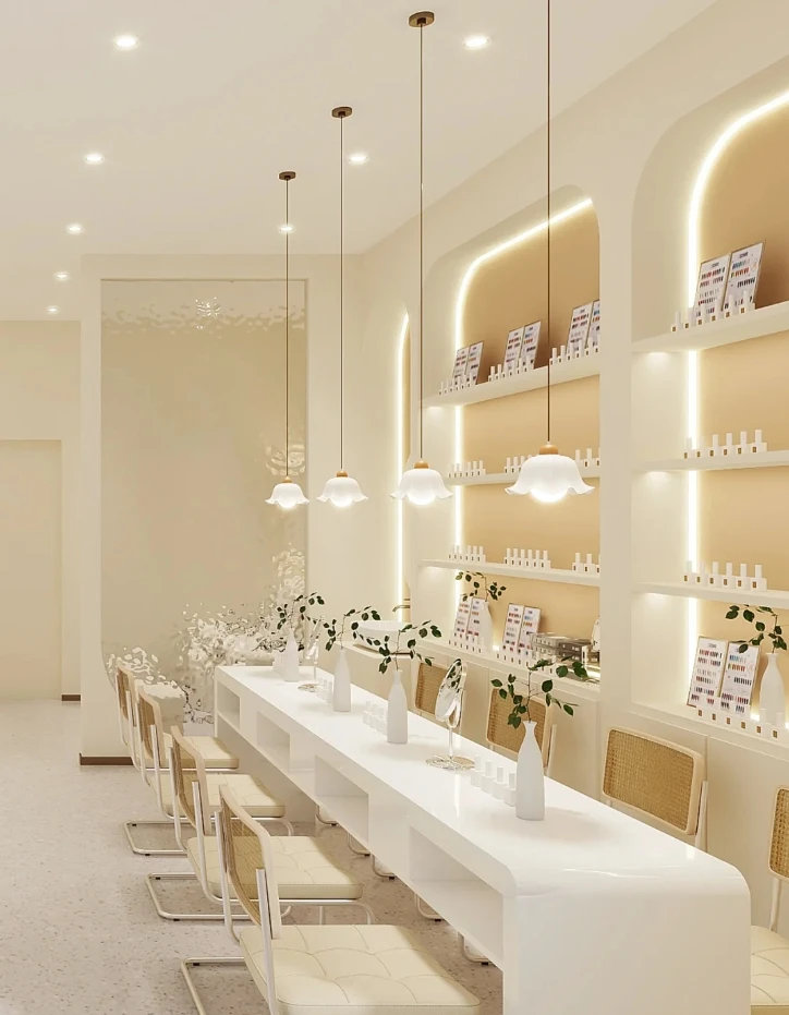 Manicure Nail Spa Beauty Salon Furniture Full Set Desk Table and Chairs Set With Dust Collection and Nail Lamp