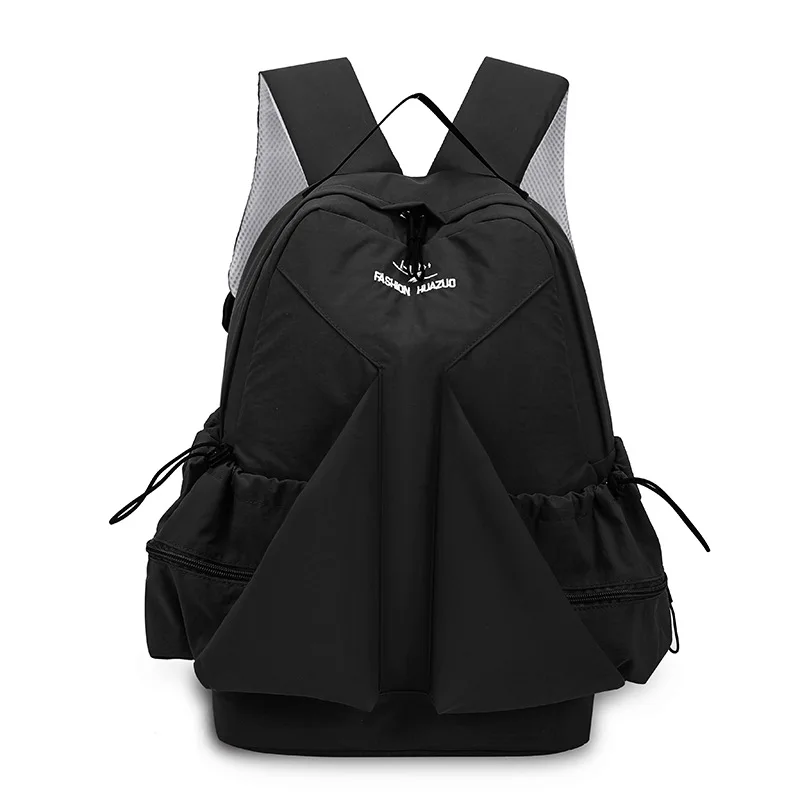 Casual Nylon Canvas Backpack with Drawstring Large Capacity Student Bags Korean Style mochila Женский рюкзак Sac à dos femme sac