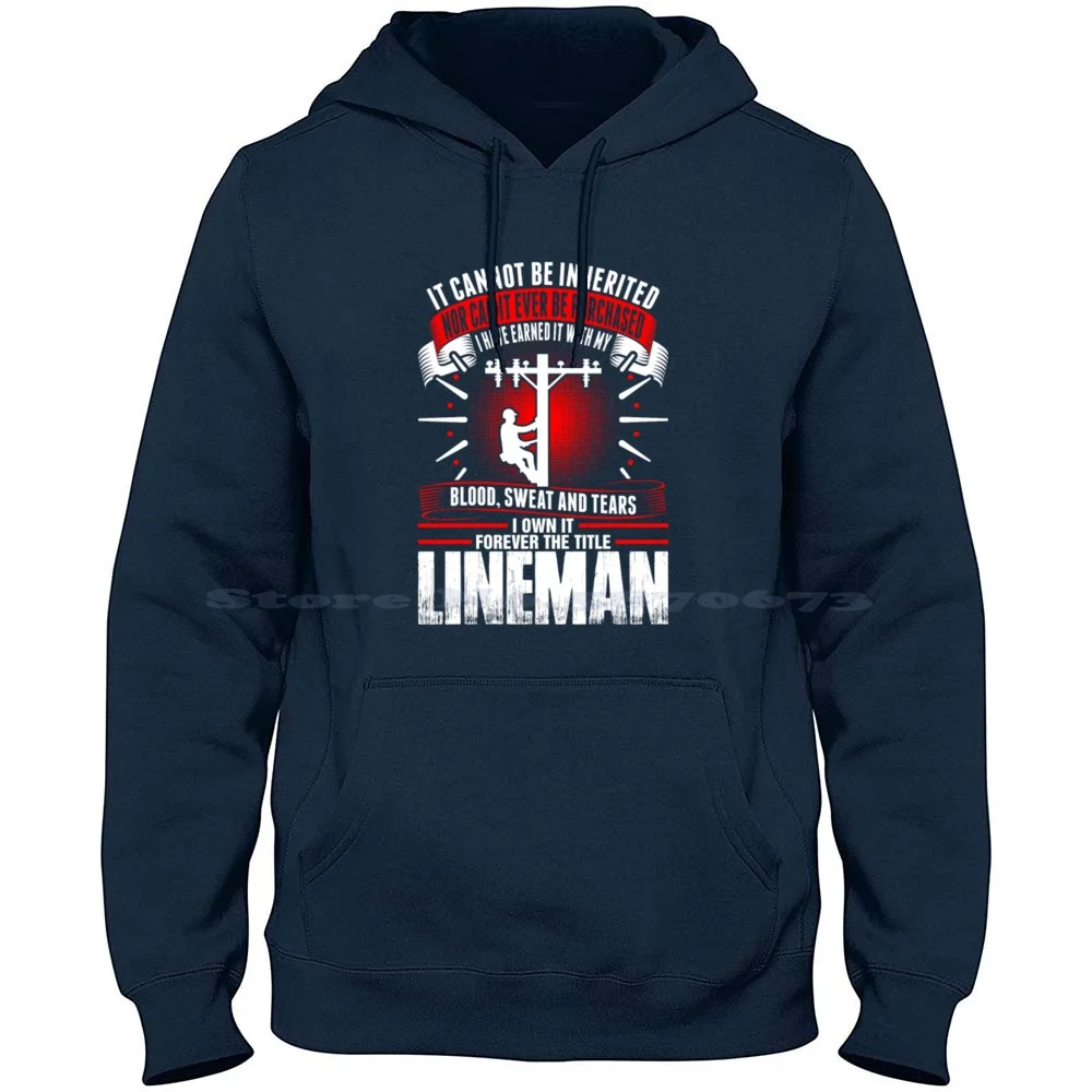 Forever The Title Lineman 100% Pure Cotton Hoodie Tshirt Power Of Yet Power Power Trip Pussy Power 2015 19 Shelby Gt350 Street