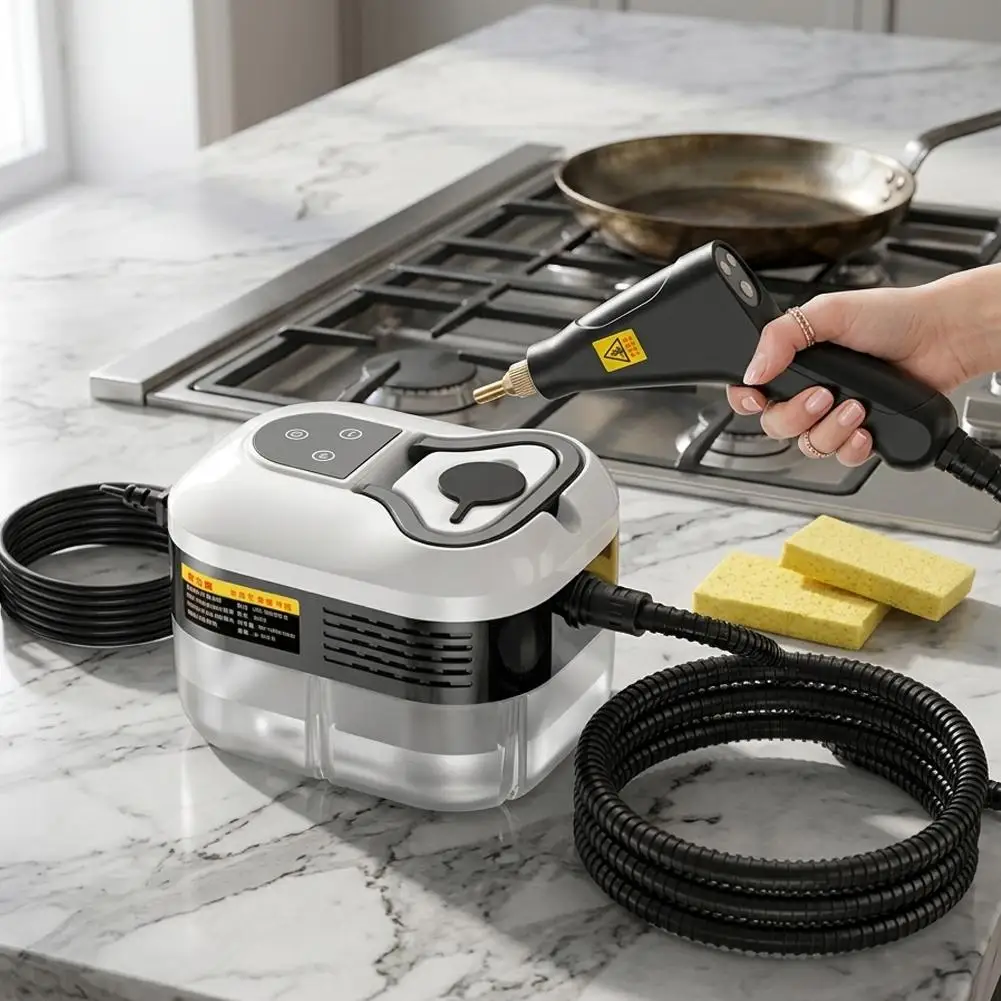 Handheld High Pressure High Temperature Household Steam Cleaner For Air Conditioner Kitchen Car Sofa Window Tile Steam Cleaner