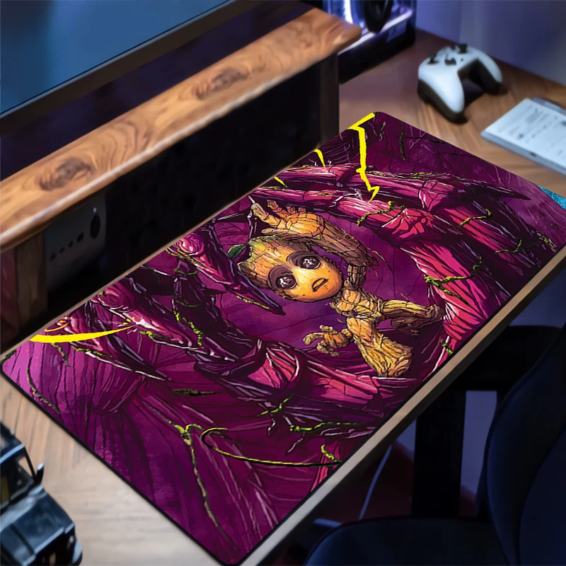 

Mouse Pad Office PC Kawaii Anime Mousepad G-guardians of the G-galaxy Keyboard Pad Gaming Accessories Manga Desk Mouse Mat Gift