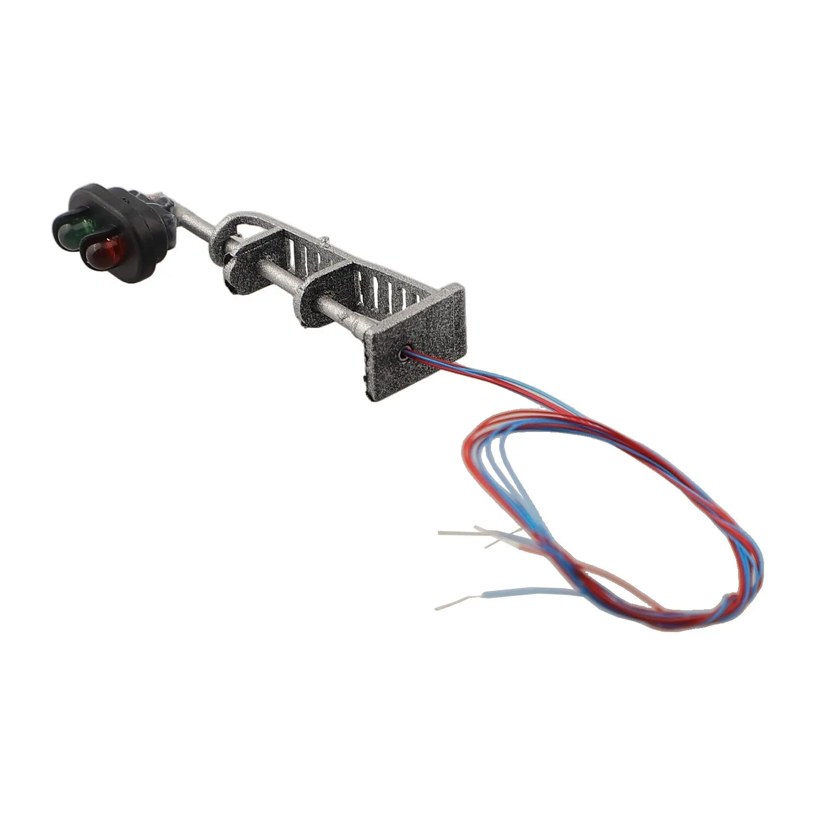Model Signals Perfect for Any Model Railway – Set of 3 N Scale Model Railroad Track Signals with Green and Red LEDs