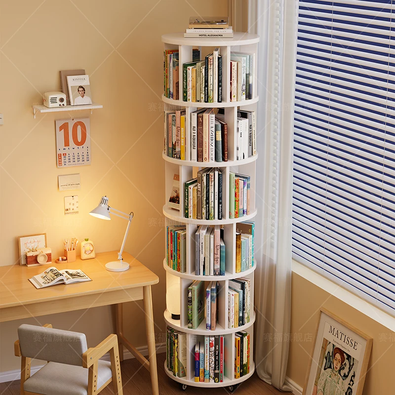 

Bedroom Rotating Boekenplanken Wood Shelf Floating Children'S Boekenplanken Plastic Display Meubles De Maison Corner Furniture