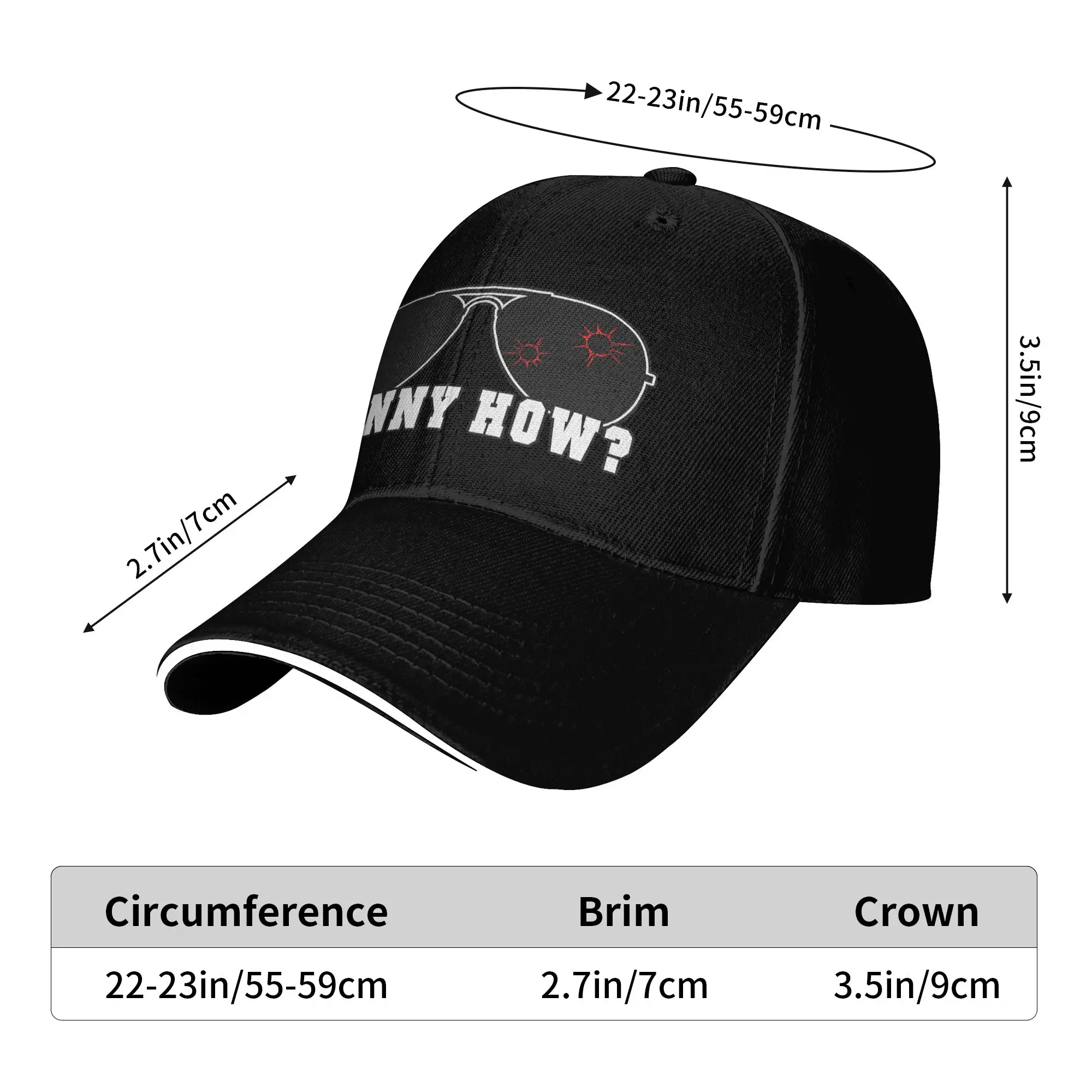 Funny How Goodfellas Humor Sun Baseball Cap Summer Unisex-Teens  Design Hip Hop Hats Sunscreen Fashion Outdoor Gym Baseball Caps
