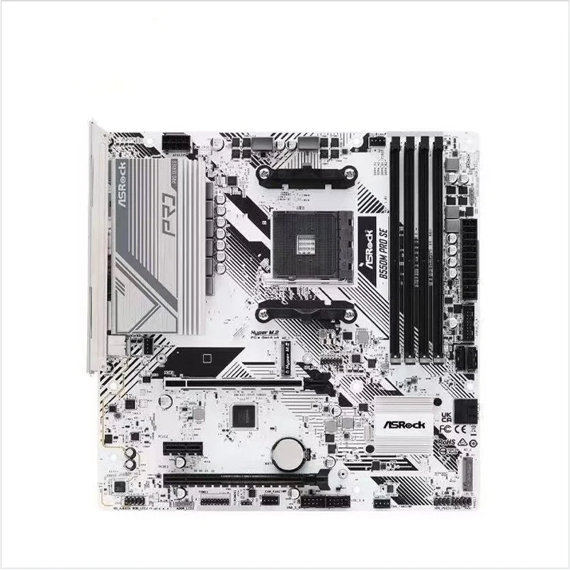 حزمة اللوحة الأم ASRock B550M Pro SE + وحدة المعالجة المركزية 5600X، مقبس AM4، يدعم ذاكرة DDR4، أقصى دعم ذاكرة 128 جيجابايت. #3