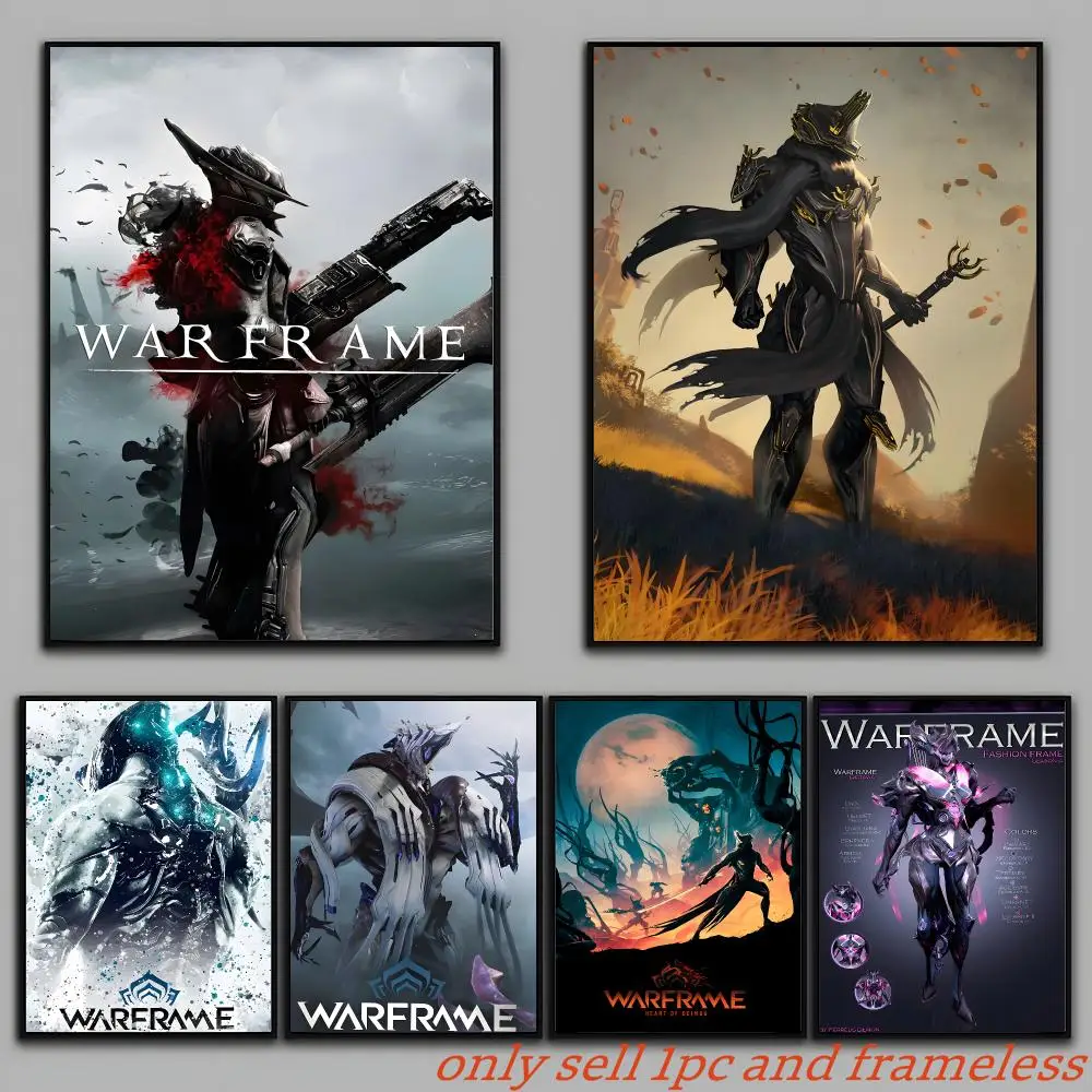 ARPG Game W-Warframe Poster Painting Prints Wall Art Picture Film Room Home Bar Cafe Decor Home  Mural