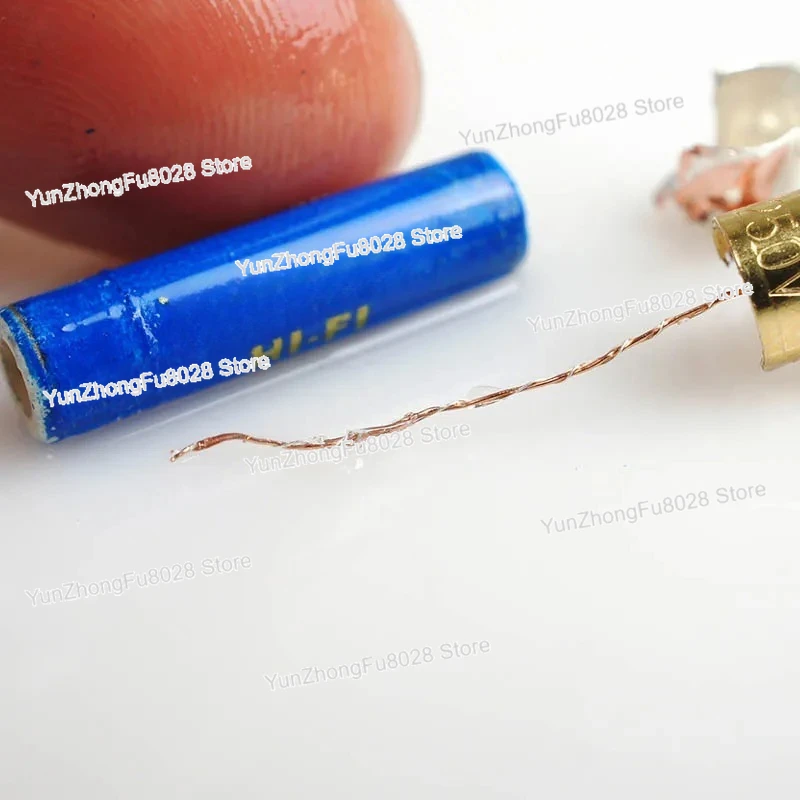 1pcs High-end HIFI Gold Silver Nano Oil Immersion Fuse CD Audio Amplifier Tube Amp Fuse  Slow Blow Fuse