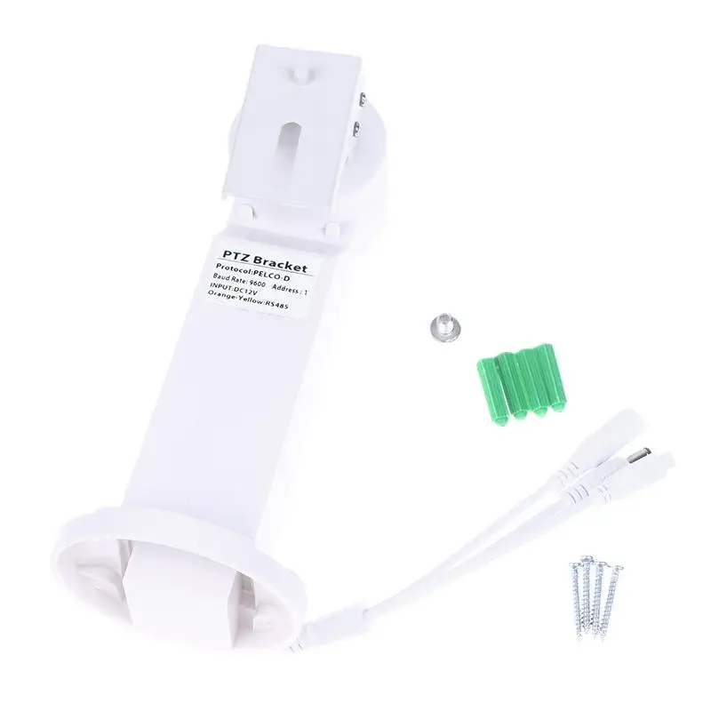 (.) 1Set P/T Bracket PTZ IP Camera 270° Horizontal Rotation 70° Vertical Waterproof Swivel Metal Bracket