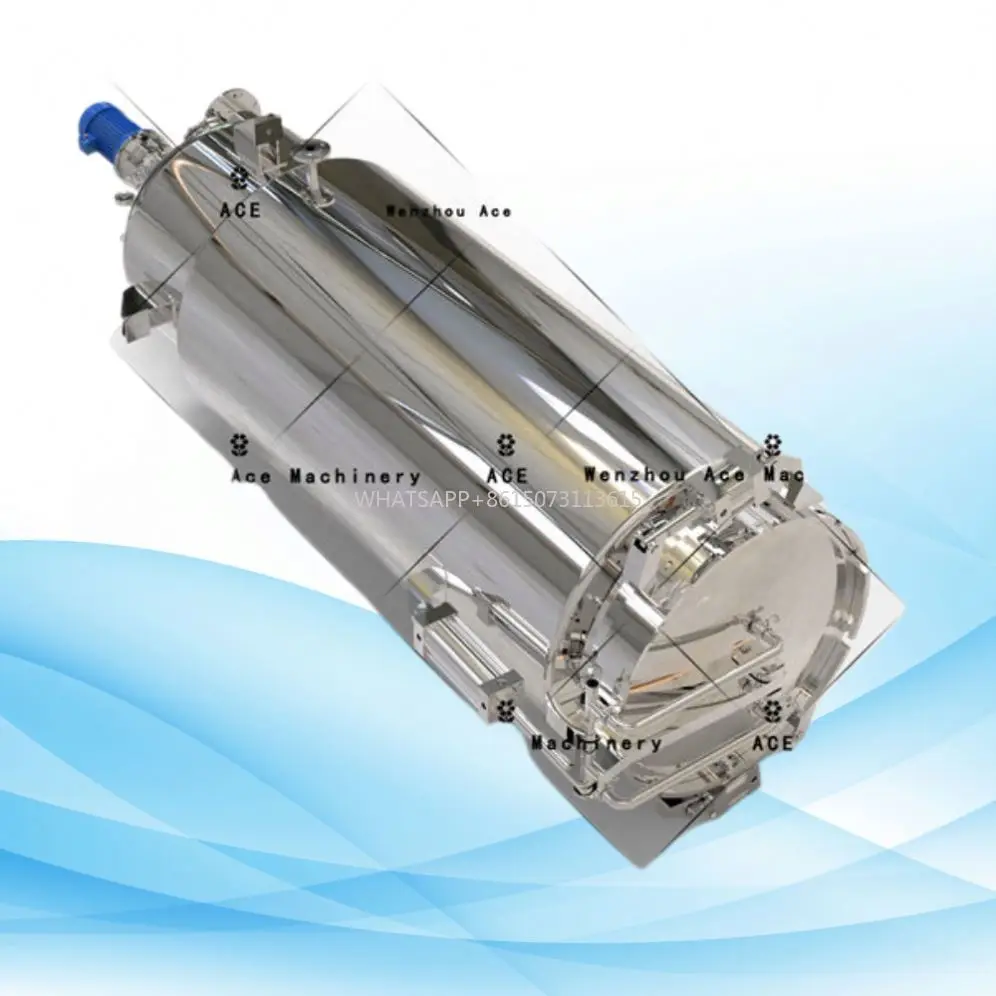 Linea di produzione di cactus per vasi di estrazione di liquidi solidi in acciaio inossidabile SS316L 500L