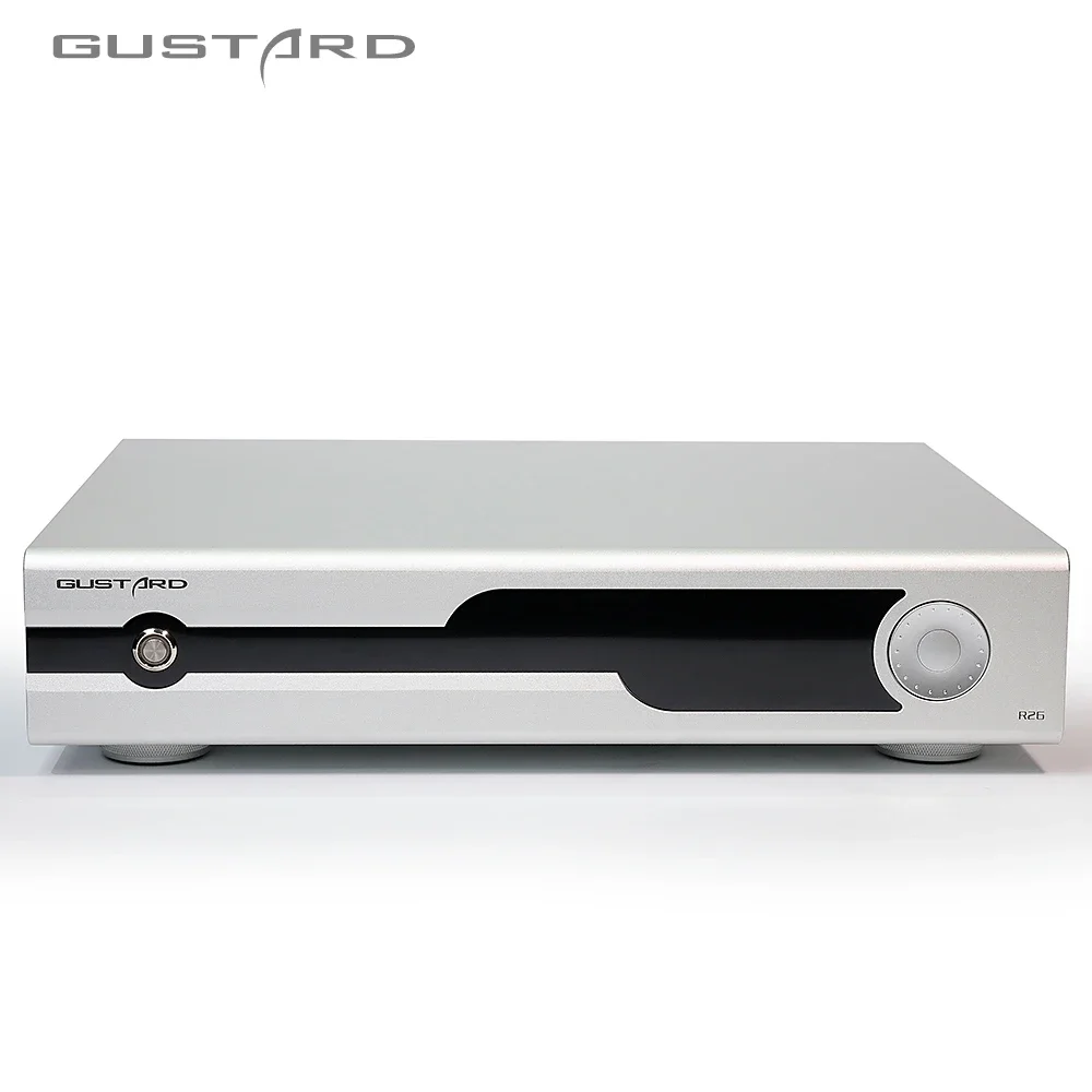 GUSTARD DAC-R26 Discrete R2R DAC Digital Audio DecoderLossless With Streamer/Renderer 10M Clock in DSD512 PCM768kHz Bluetooth