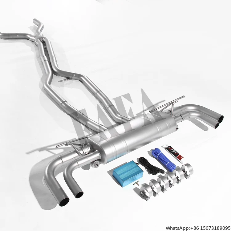 

For 958 3.0T 4.8T Stainless Steel High-performance Exhaust System Mid-tail Cat Back Exhaust Pipe Muffler