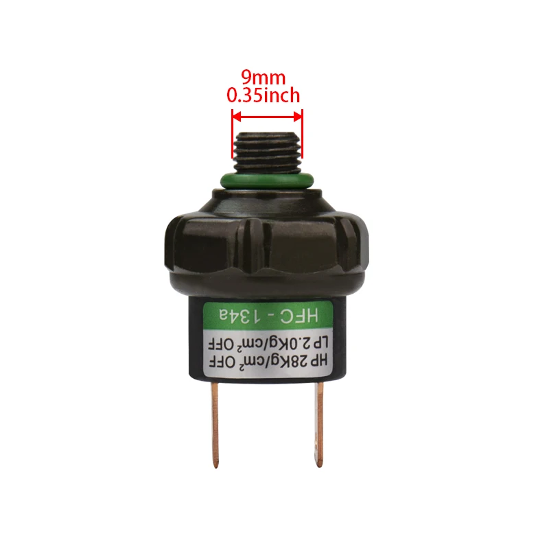 

Auto A/C part R134a Binary High / Low Side Pressure Switch for A/C Air Conditioning System 9mm Thread Auto parts A/C accessories