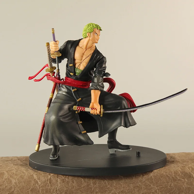 Anime Estatueta One Piece Roronoa Zoro Katana Espada Arma PVC Action Figure Zoro Espada Lâmina Coleção Modelo Brinquedos Kids Presentes