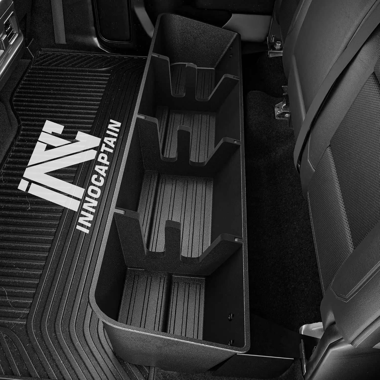 

Custom Fit Rear Underseat Storage Box for Chevrolet Silverado & GMC Sierra 2019-2026, Anti-Slip Organizer