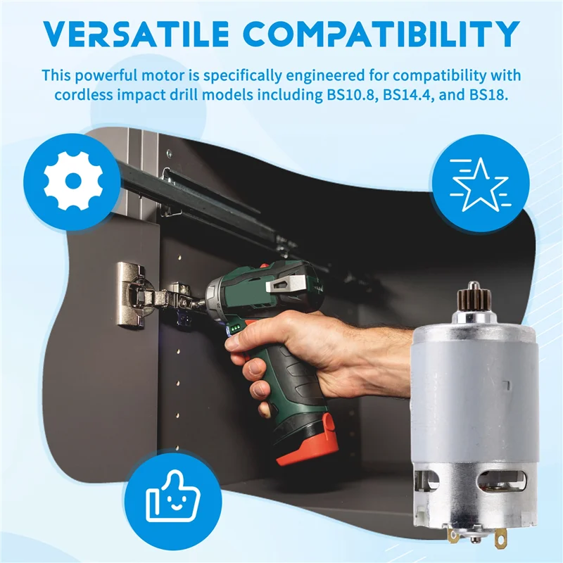 محرك 317005100 DC10.8V 14.4V 18V محرك طاقة عالي السرعة لـ METABO BS10.8 BS14.4 BS18 أداة حفر التأثير اللاسلكي-AA25