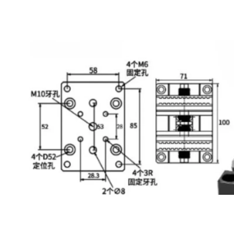 

For Self-centering Vice, Precision Four-axis Five-axis Self-centering Jig, Quick Centering Jig Five-axis Self-centering Vice