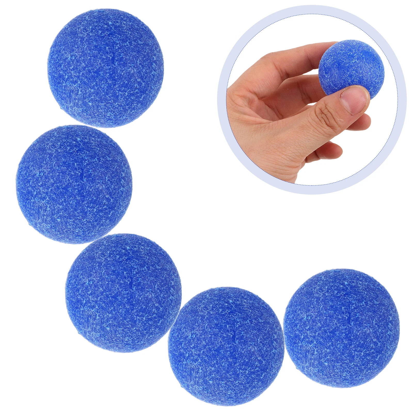 

5pcs Tabletop Foosball Balls Frosted Mini Soccer Firm Plastic Indoor Replacement Accessories Foosball Ball Table Soccer Mini