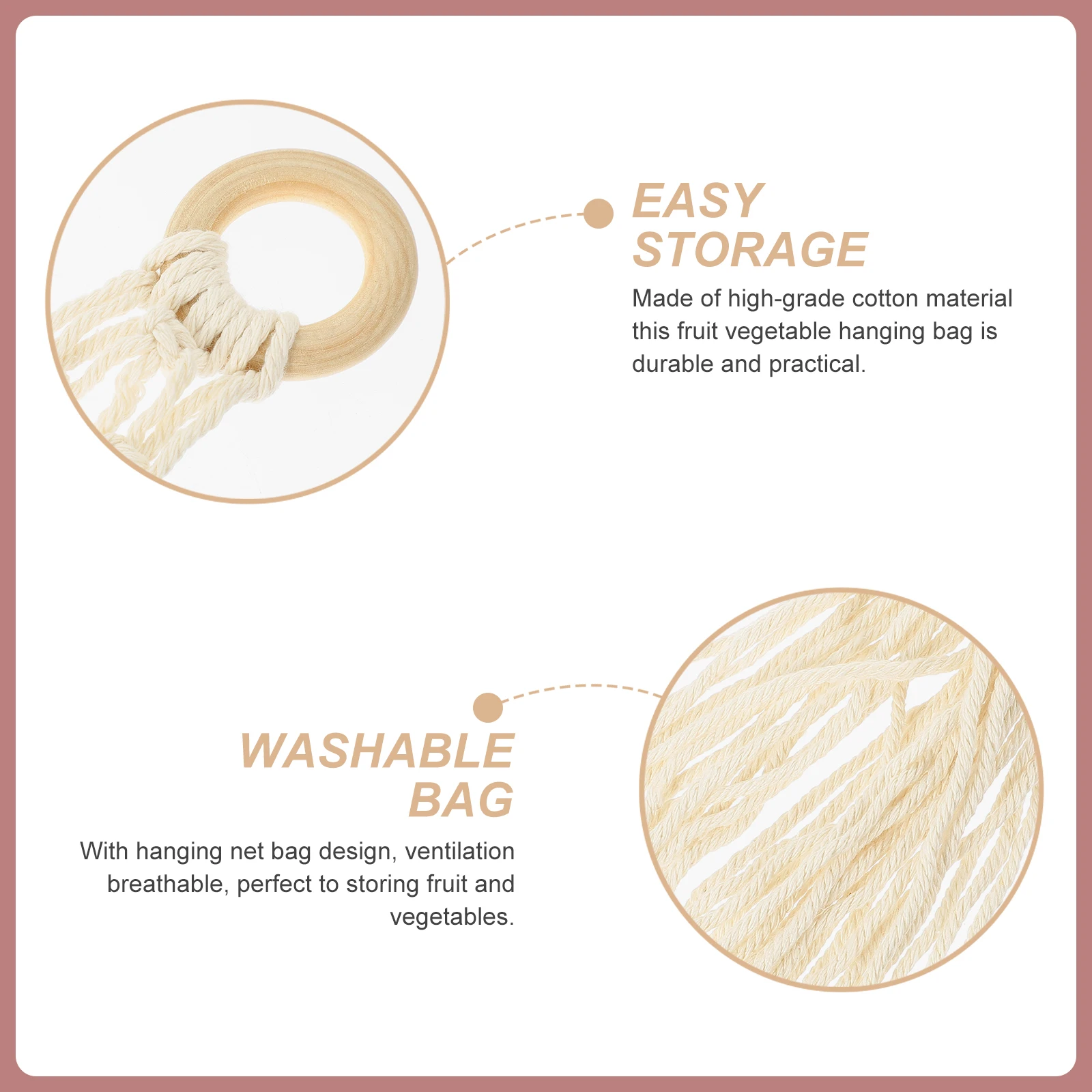 

Breathable Mesh Pouches Reusable Grocery Bag for Fruits Vegetables Sundries Storage Foldable Compact Easy Carry