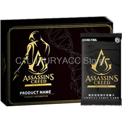 Cartes Assassins Creed pour enfant, collection commémorative limitée, carte cachée dessinée à la main, jouets de passe-temps pour garçon, 15e ouvrier, vente en gros