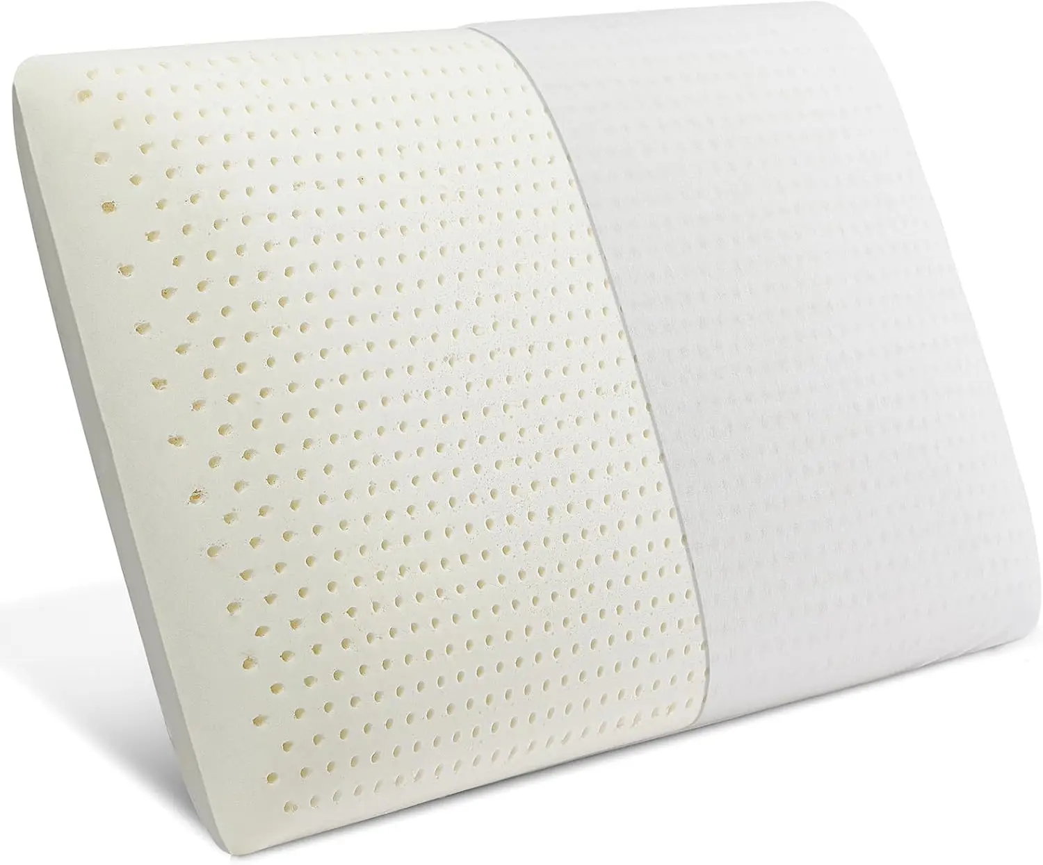 

100% Natural Talalay Latex Pillow Sleeping Bed Pillow - Luxury Queen Pillow For Side, Back, And Stomach Sleepers - Extra Soft
