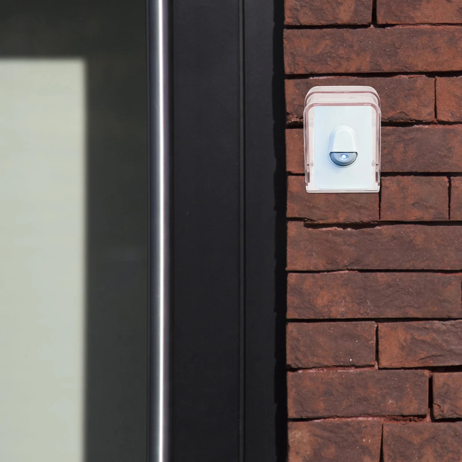 

Transparent Wireless Doorbell Rain Cover Waterproof Pc Outdoor Protector Shield for Doorbell Push Button Weatherproof