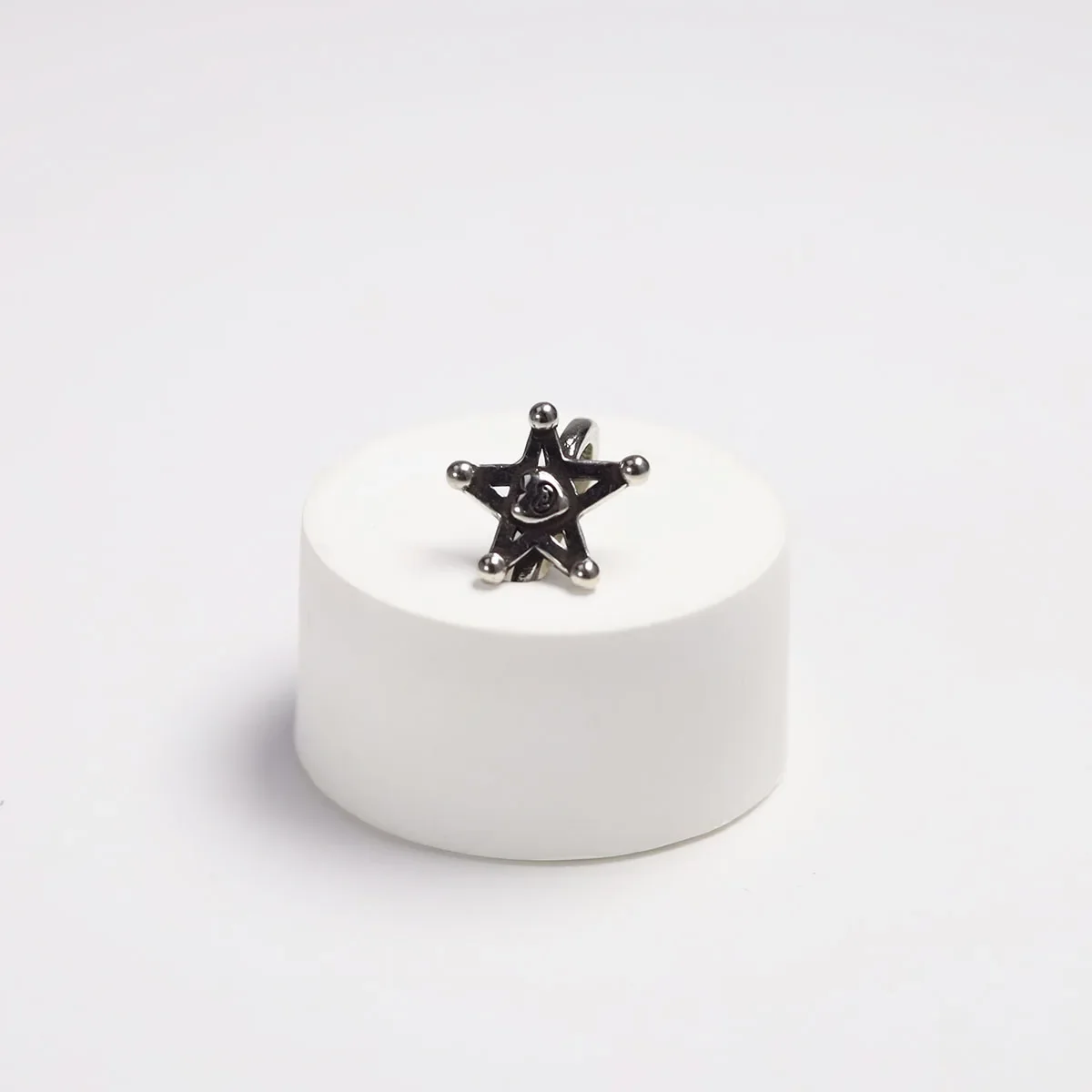 KunJoe-Bague ouverte étoile géométrique pour hommes et femmes, optique évidée, bijoux de fête hip hop, document minimaliste en argent, punk