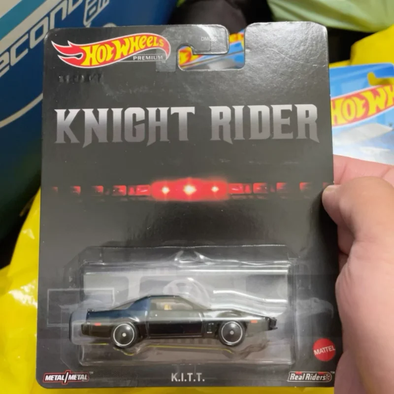 

Оригинальная модель Hot Wheels Pop Culture Knight Rider K.I.T.T. Черная модель автомобиля Hxd63 в стиле ретро, масштаб 1/64, креативный подарок
