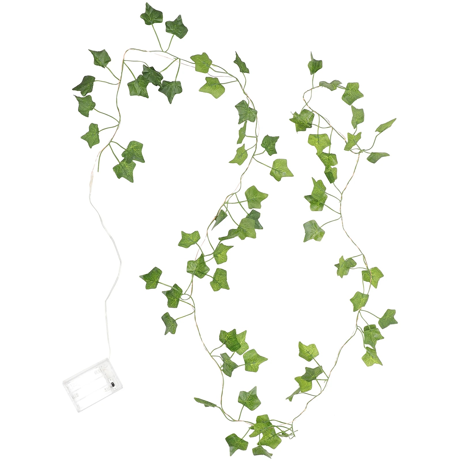 20 LED مقلد الزاحف ورقة سلسلة ضوء الخضرة جارلاند أضواء ملونة دافئة لحفل زفاف غرفة ديكور الزاحف مع أضواء